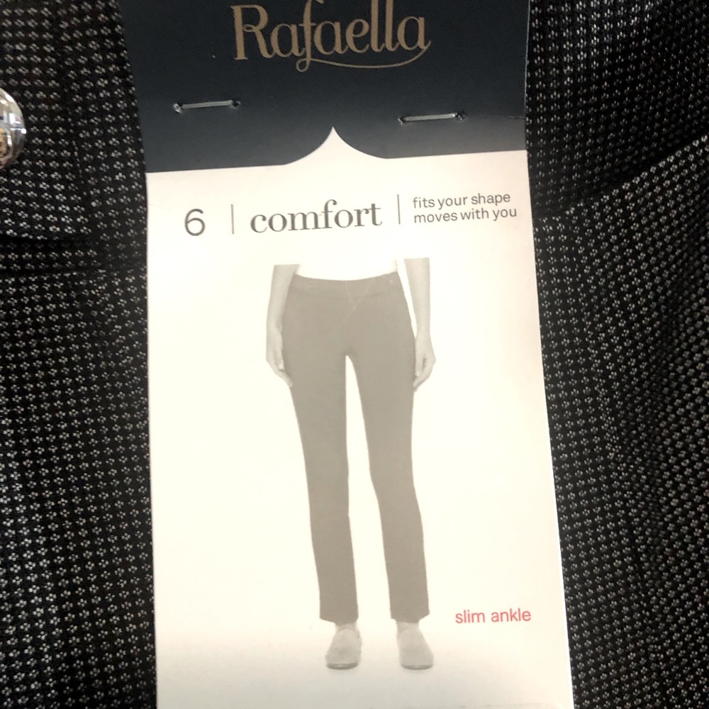 Slim ankle tweed dress pants